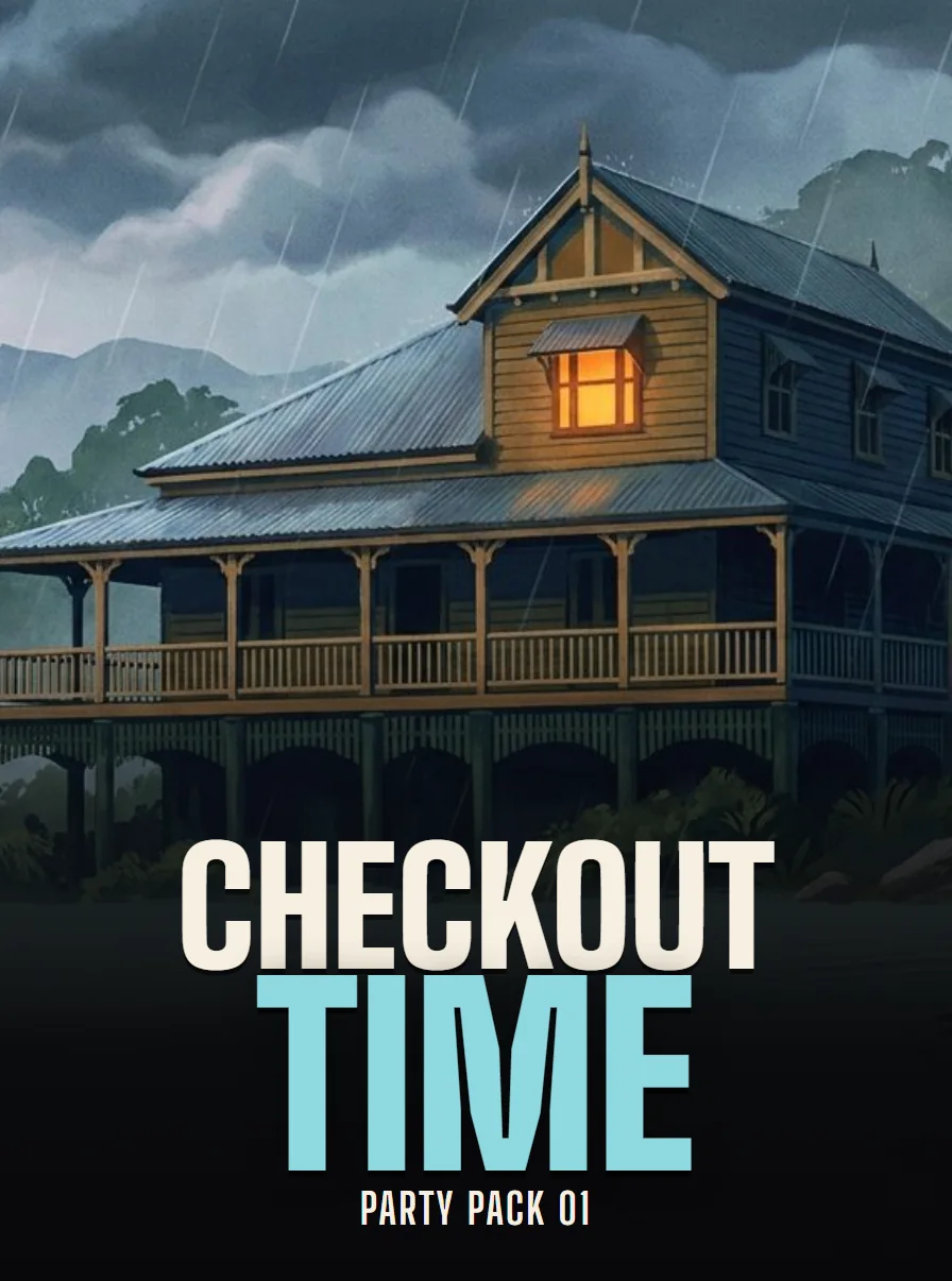 Checkout Time, in Party Pack 01, coming soon