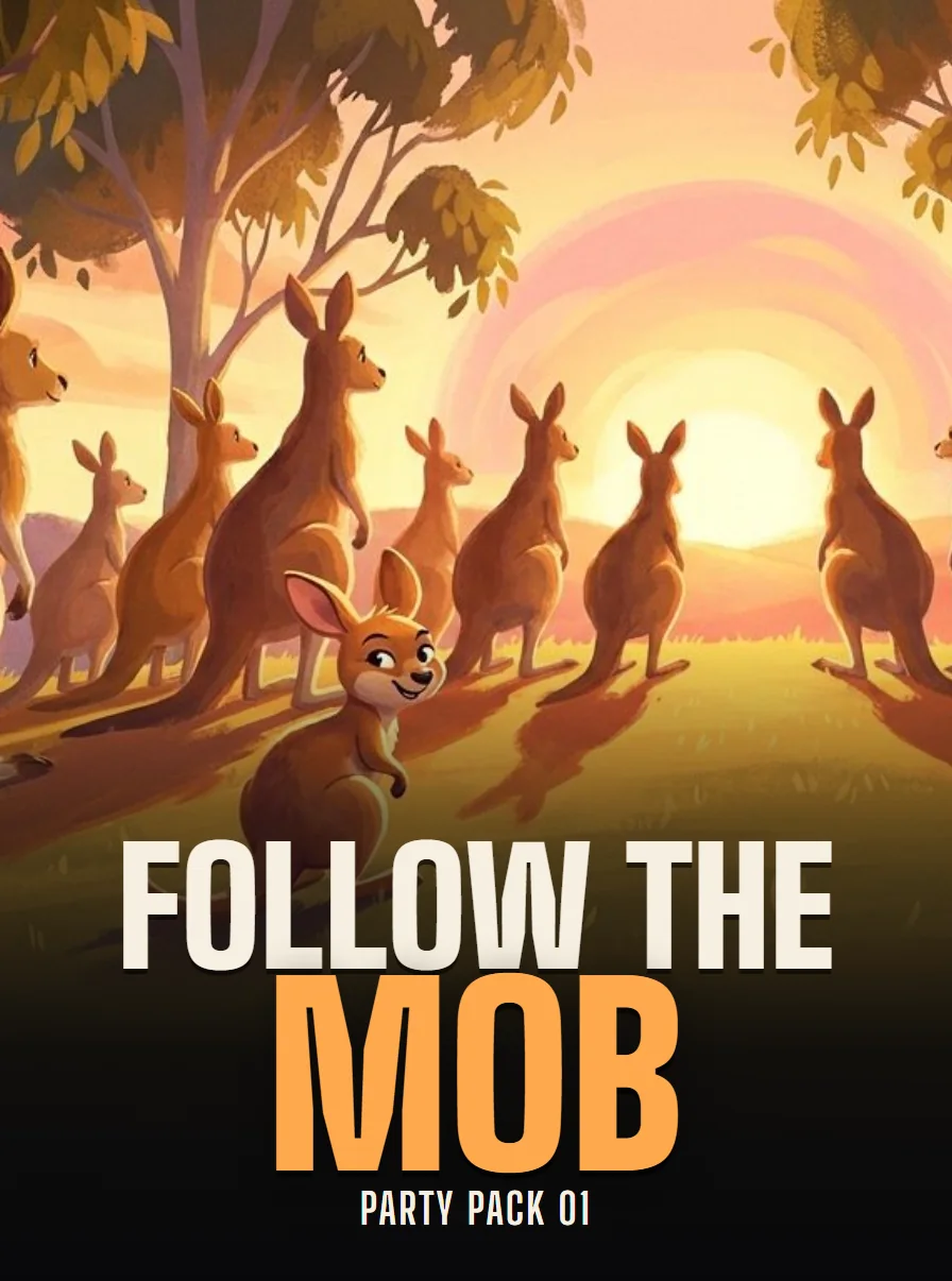 Follow the Mob, in Party Pack 01, coming soon